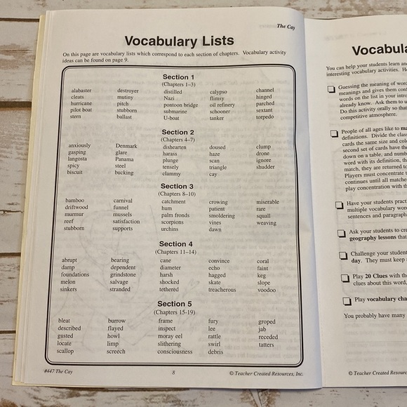 The Cay Novel and Unit Study - Picture 7 of 8